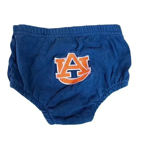 Creative Knitwear Auburn Tigers Infant Logo Bloomer Diaper Cover - Picture 1 of 5